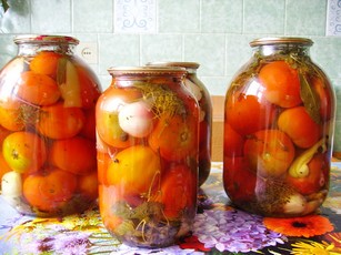 Семга в духовке с помидорами