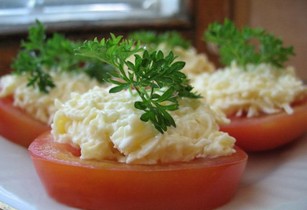 Жареная картошка с помидорами