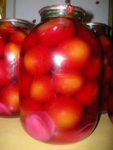 Баклажаны запеченные с помидорами